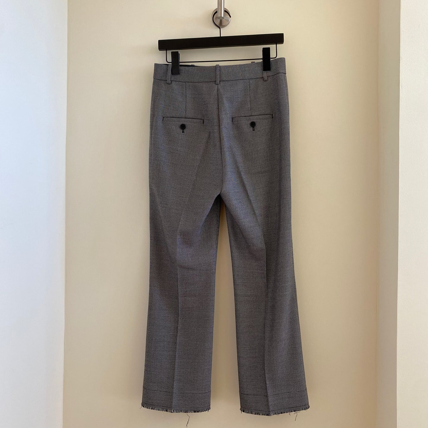 Helmut Lang Raw Hem Slacks