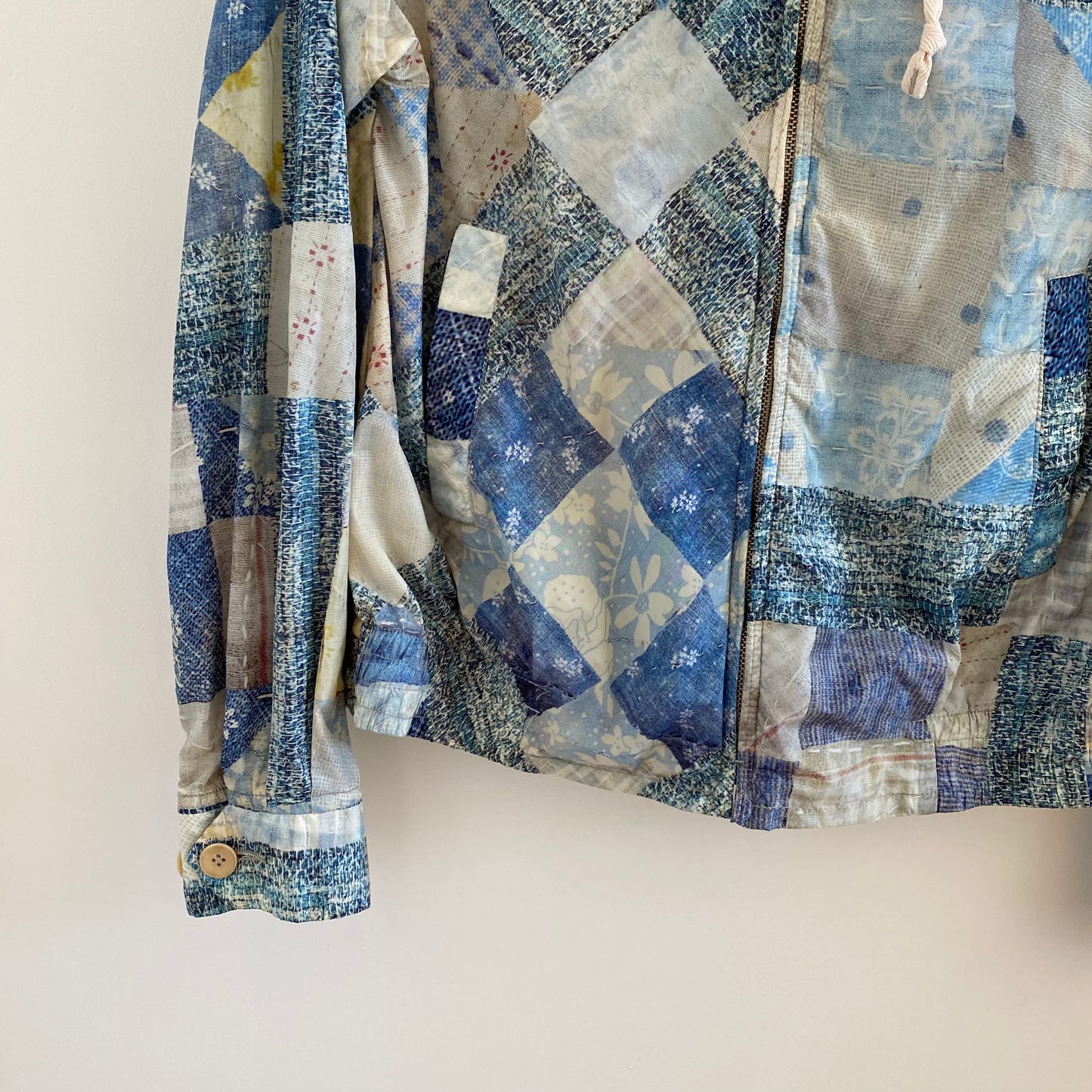 Kapital Patchwork Printed Zip-Up Jacket