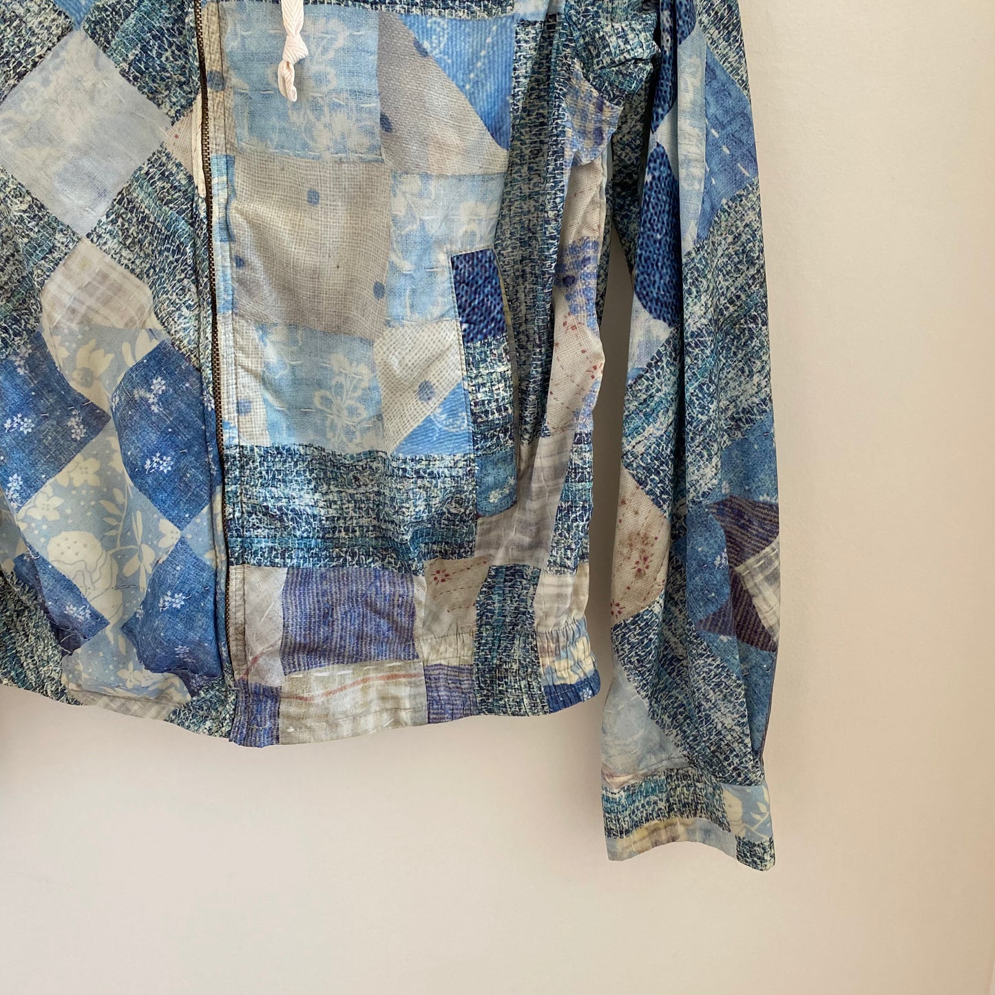 Kapital Patchwork Printed Zip-Up Jacket