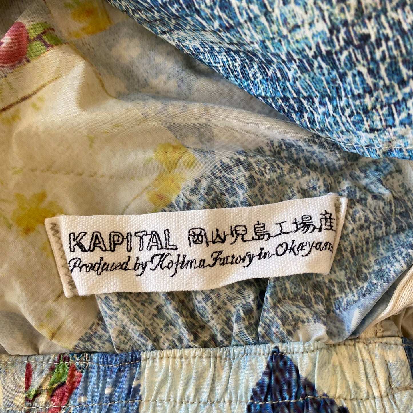 Kapital Patchwork Printed Zip-Up Jacket