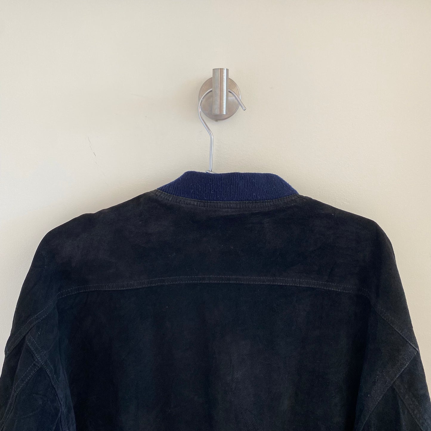 Issey Miyake Sport I.S. Suede Bomber Jacket