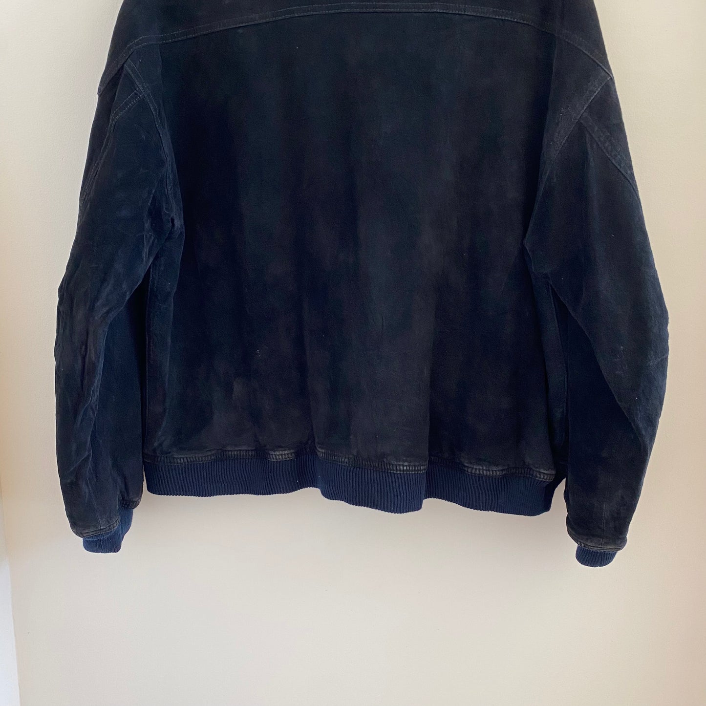 Issey Miyake Sport I.S. Suede Bomber Jacket