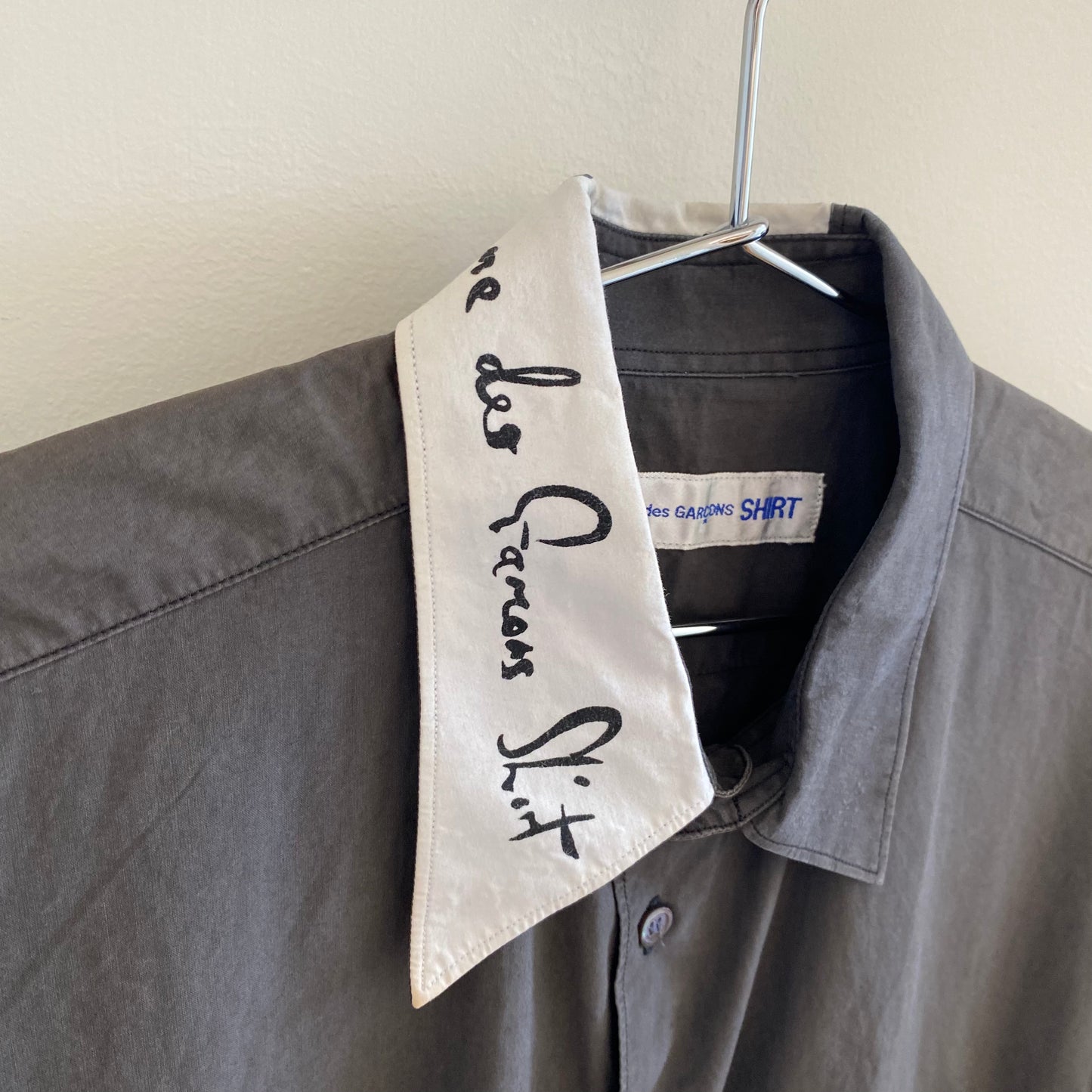 Comme des Garcons Collar Logo Shirt