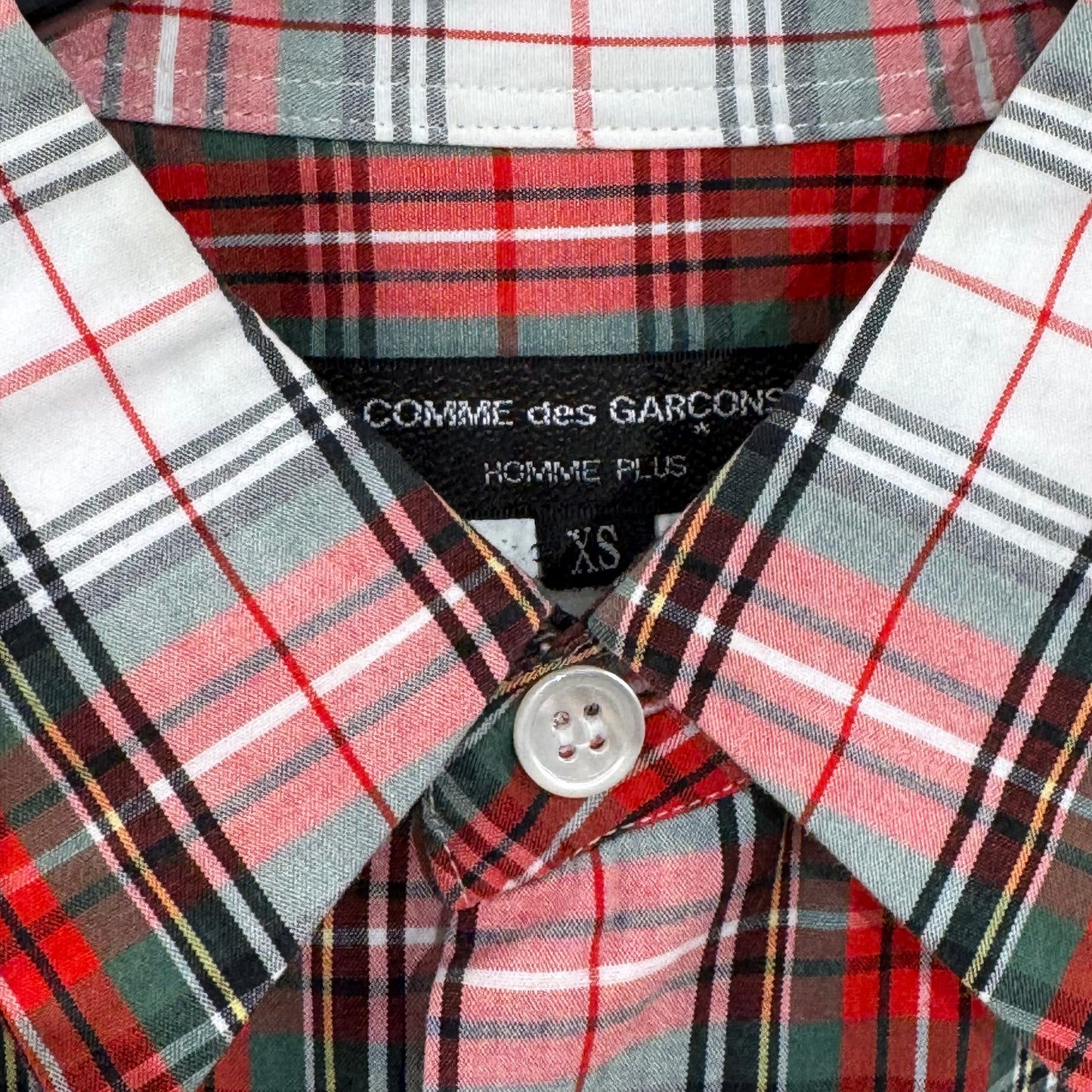 Comme des Garcons Homme Plus 2016 Check Shirt