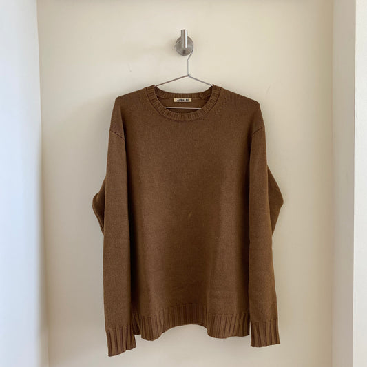 Auralee Washed French Merino Knit Sweater