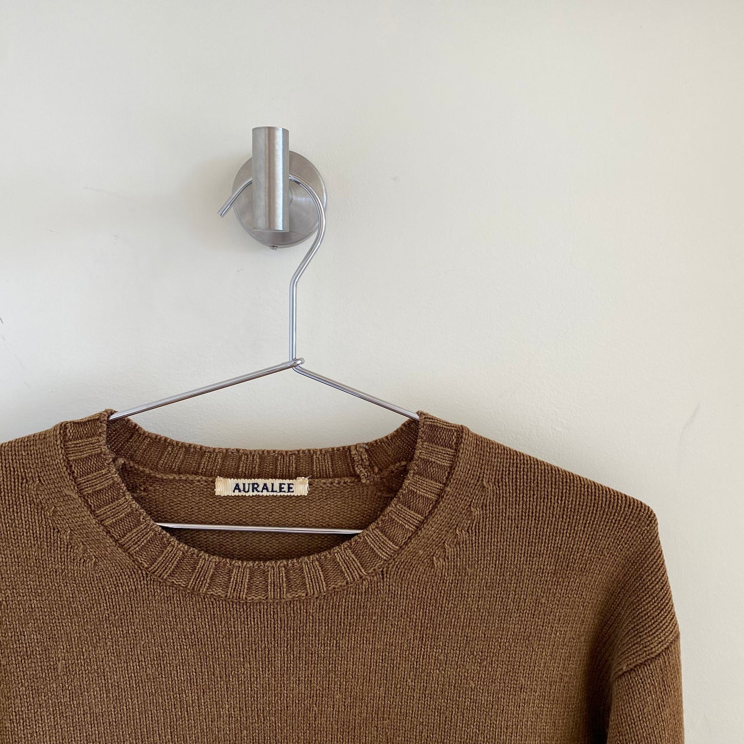 Auralee Washed French Merino Knit Sweater