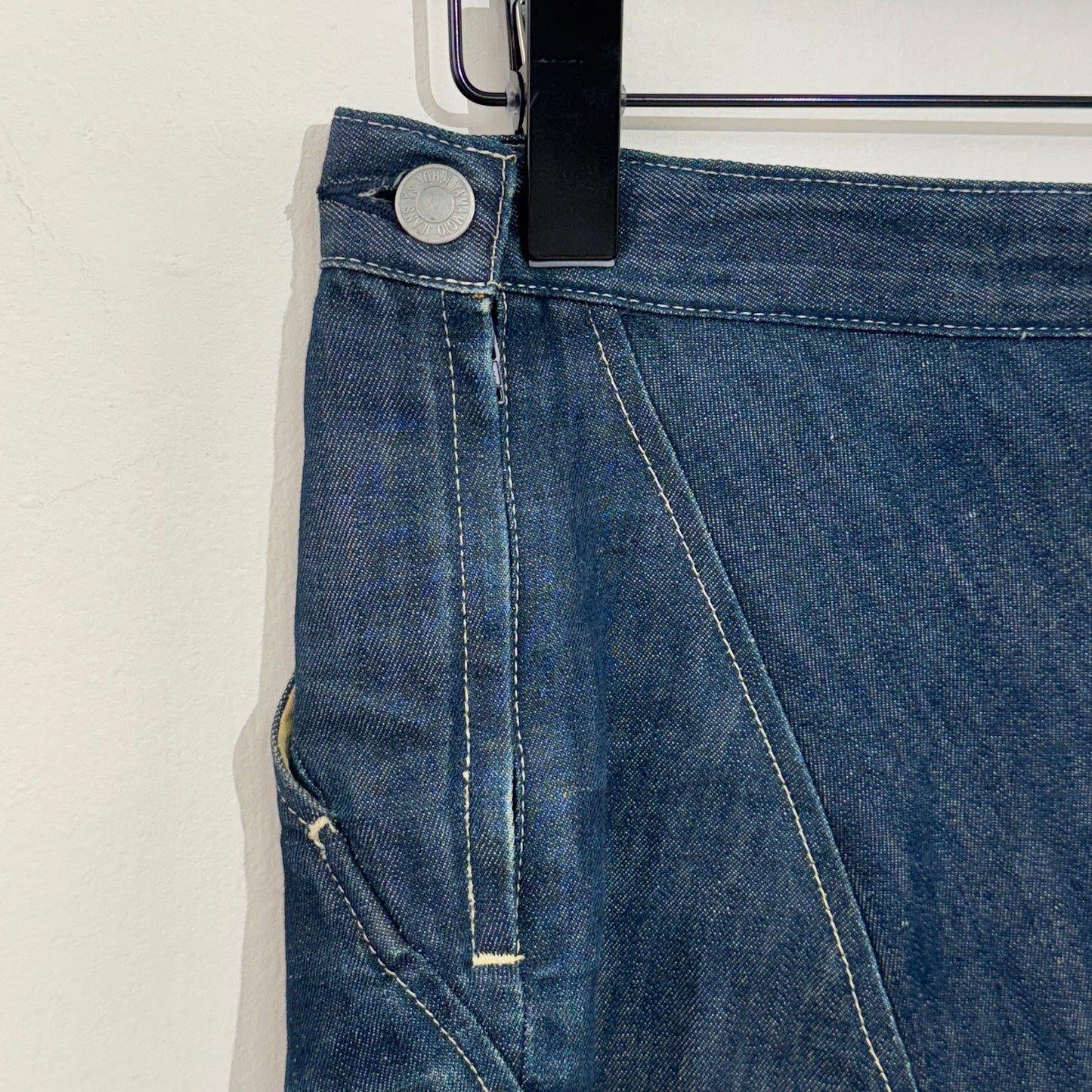 Y's Yohji Yamamoto Denim Flare Skirt