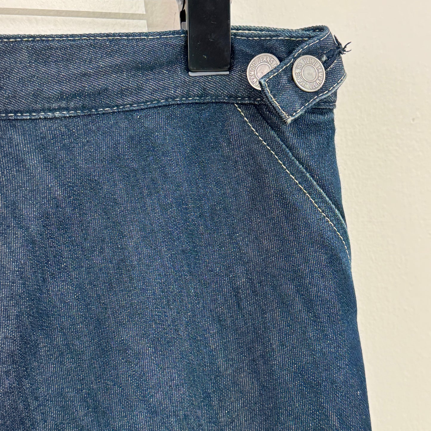 Y's Yohji Yamamoto Denim Flare Skirt