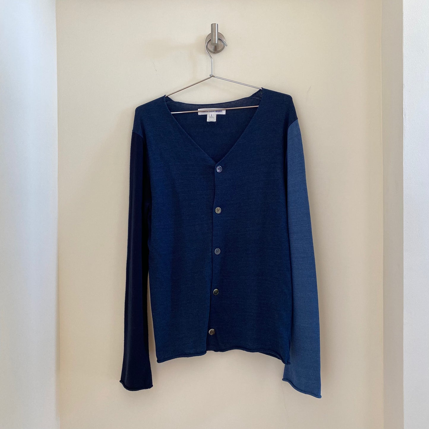 Comme des Garçons shirt Paneled Cardigan