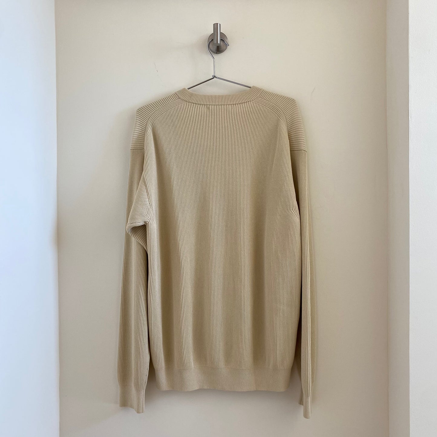 Auralee Ribbed Hard Twist Sweater