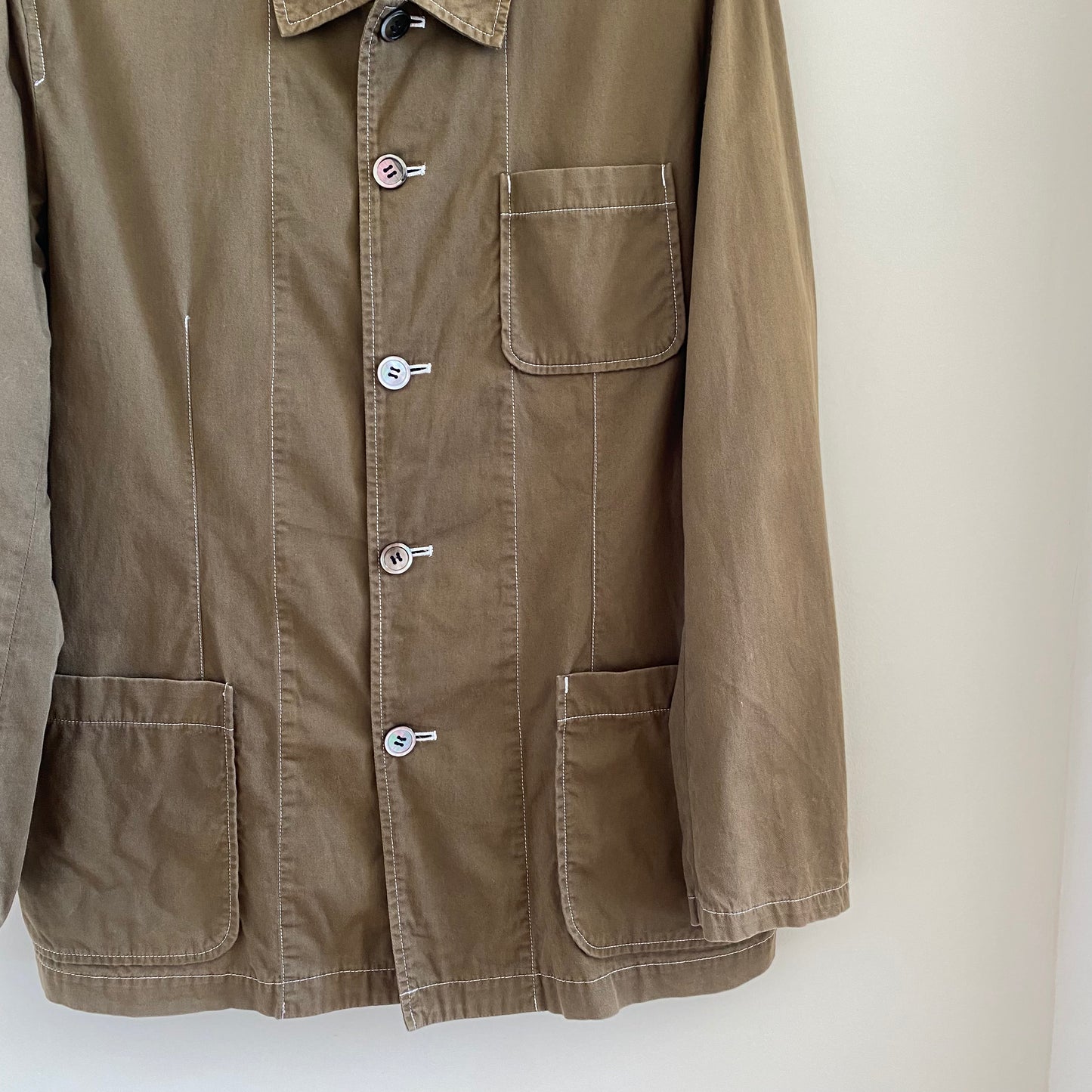 Comme des Garçons Homme 2003 Green Chore Coat