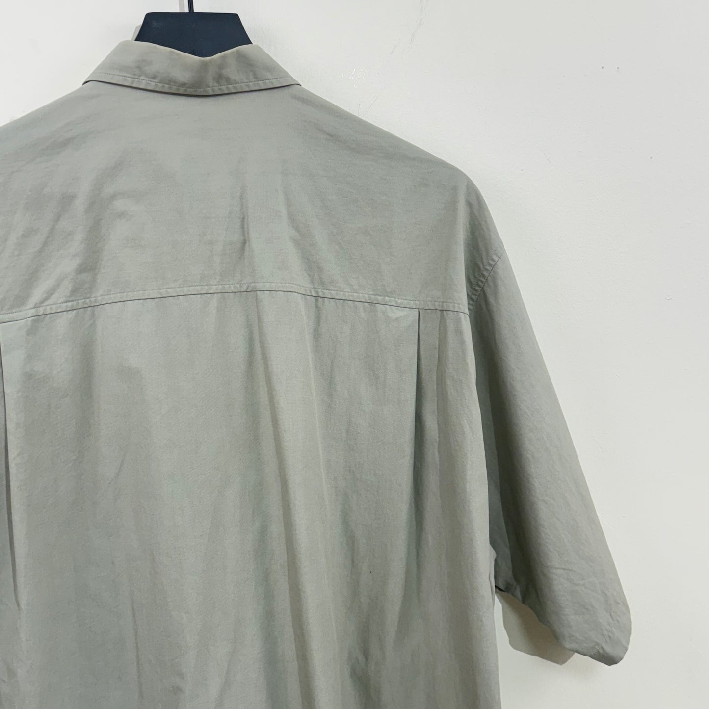 Auralee Washed Finx Twill Short Sleeve Shirt
