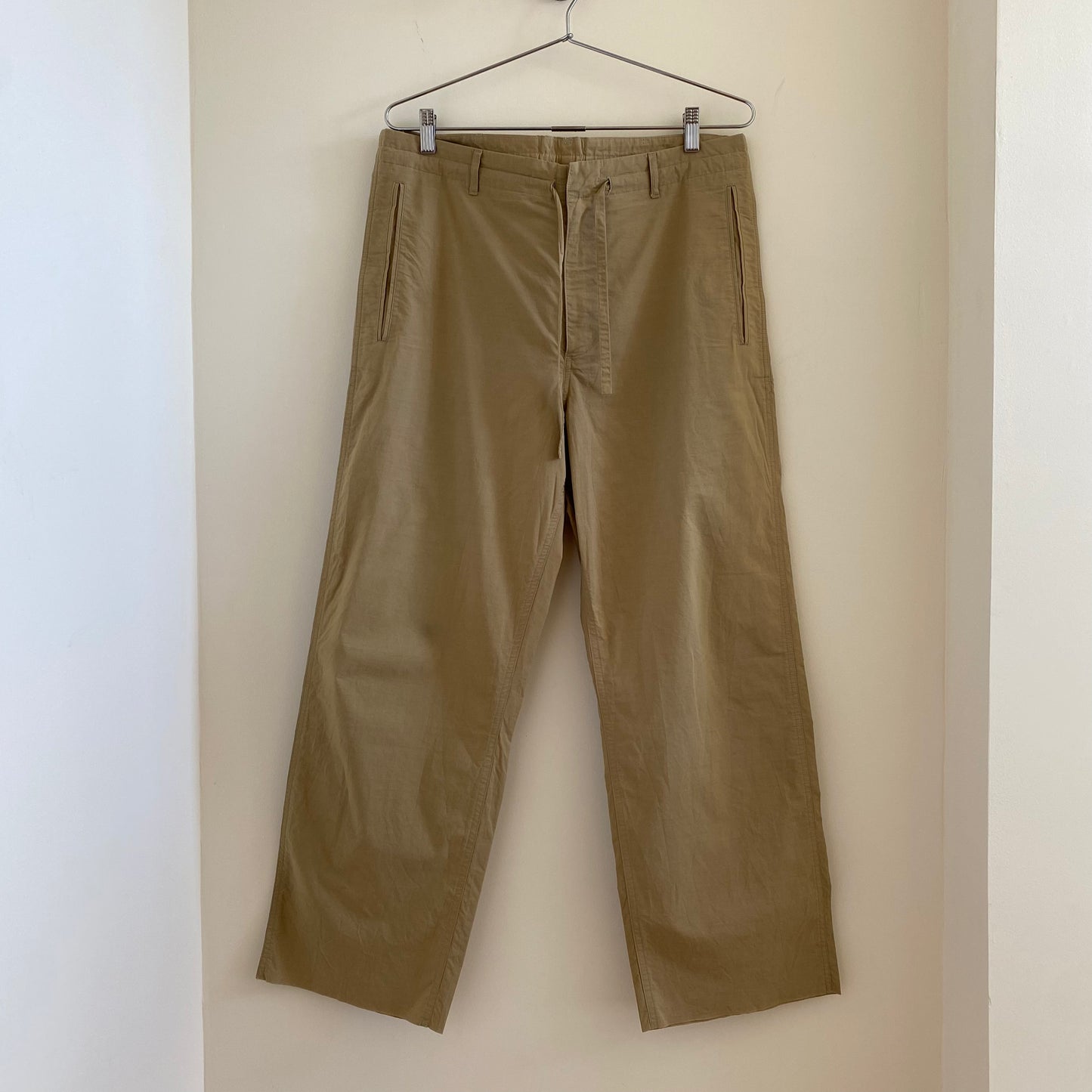 Auralee Washed Twill Easy Pants