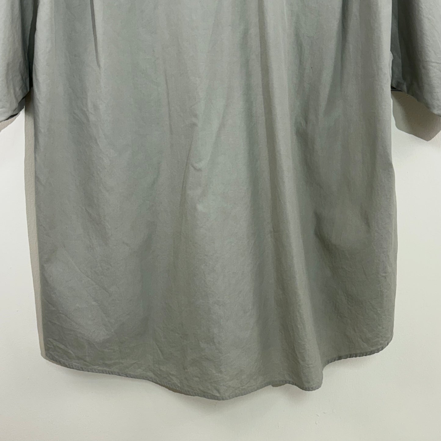Auralee Washed Finx Twill Short Sleeve Shirt