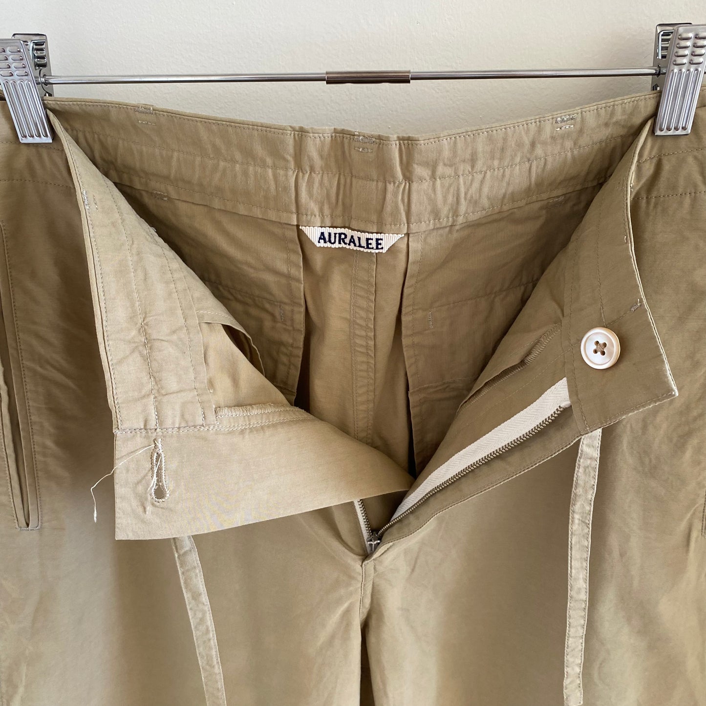 Auralee Washed Twill Easy Pants