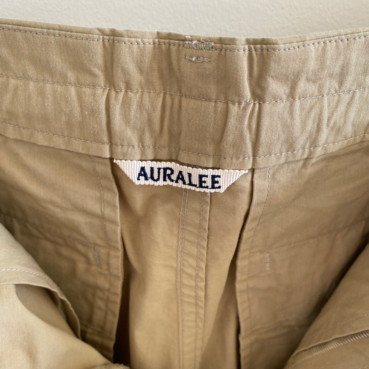 Auralee Washed Twill Easy Pants