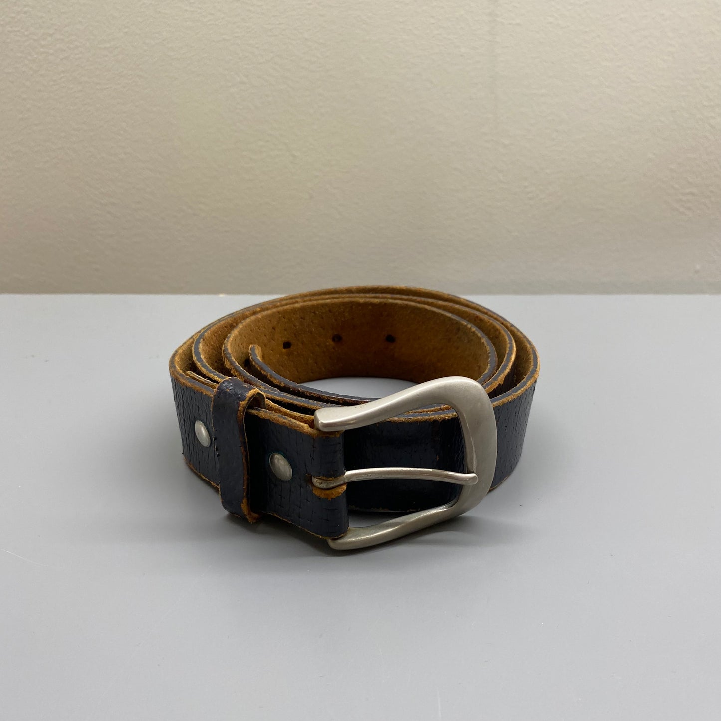 Comme des Garçons Homme Plus Cracked Leather Belt