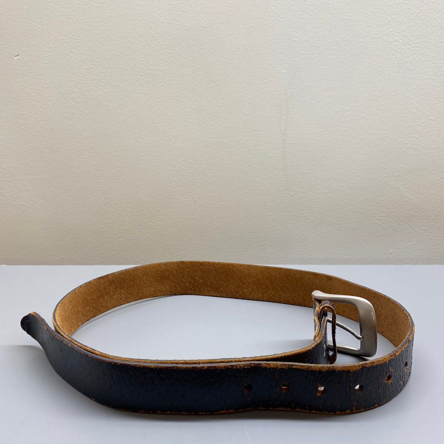Comme des Garçons Homme Plus Cracked Leather Belt