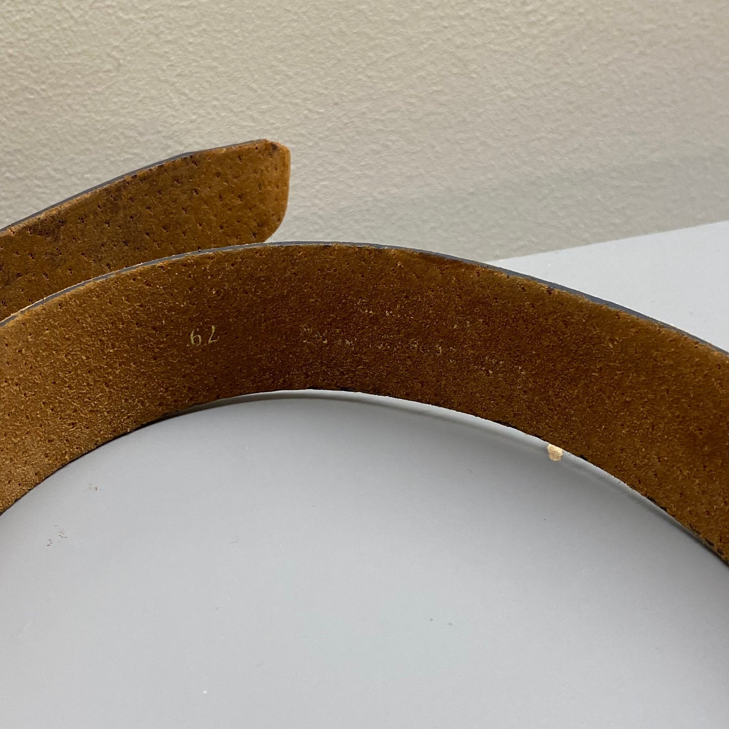 Comme des Garçons Homme Plus Cracked Leather Belt