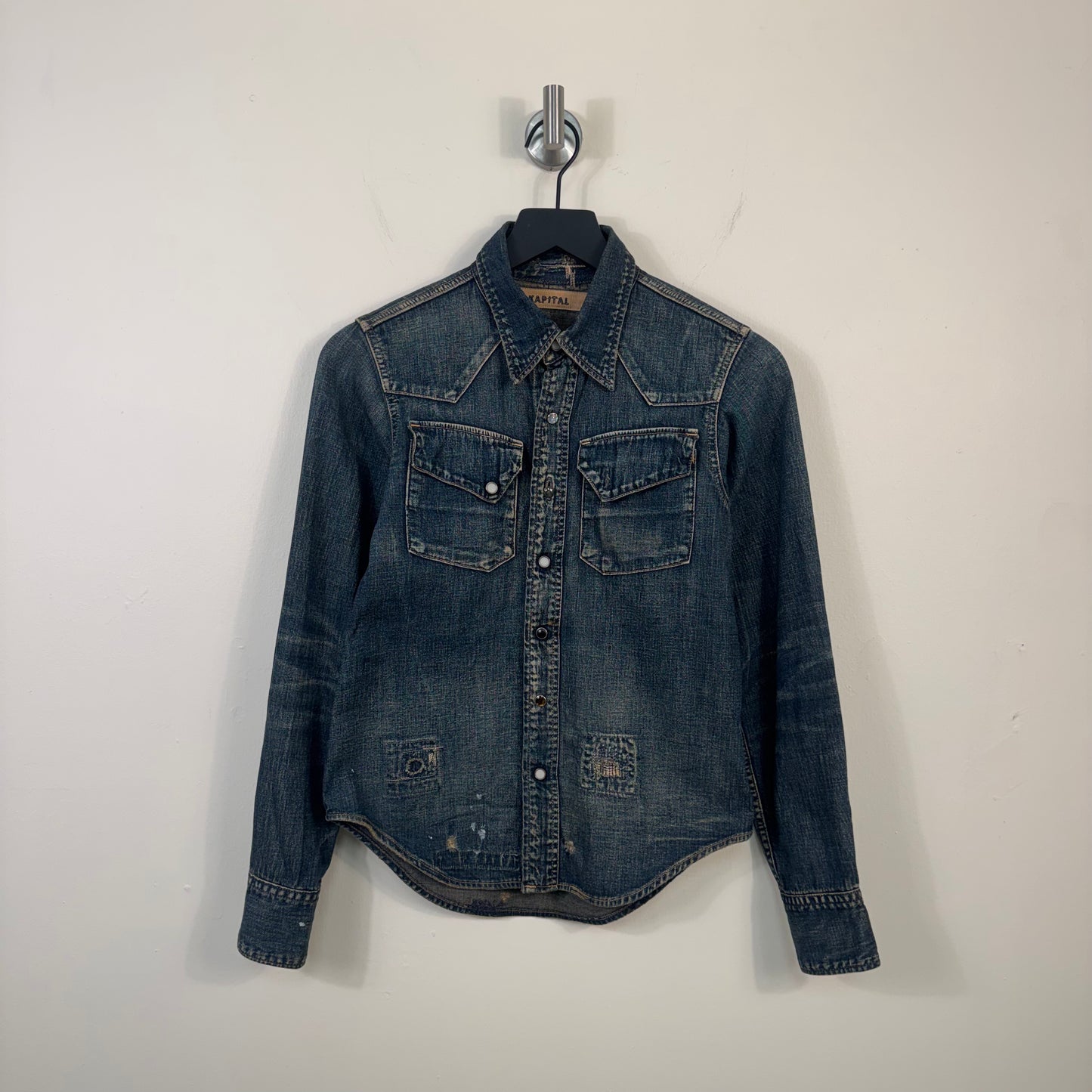 Kapital Distressed Western Shirt