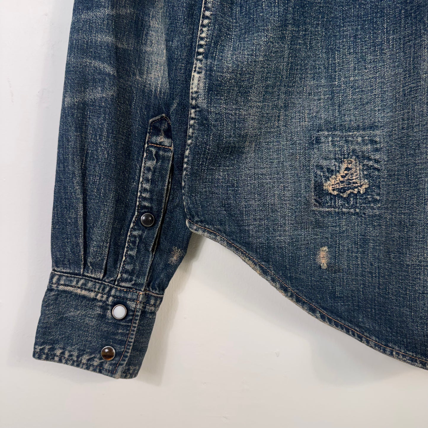 Kapital Distressed Western Shirt