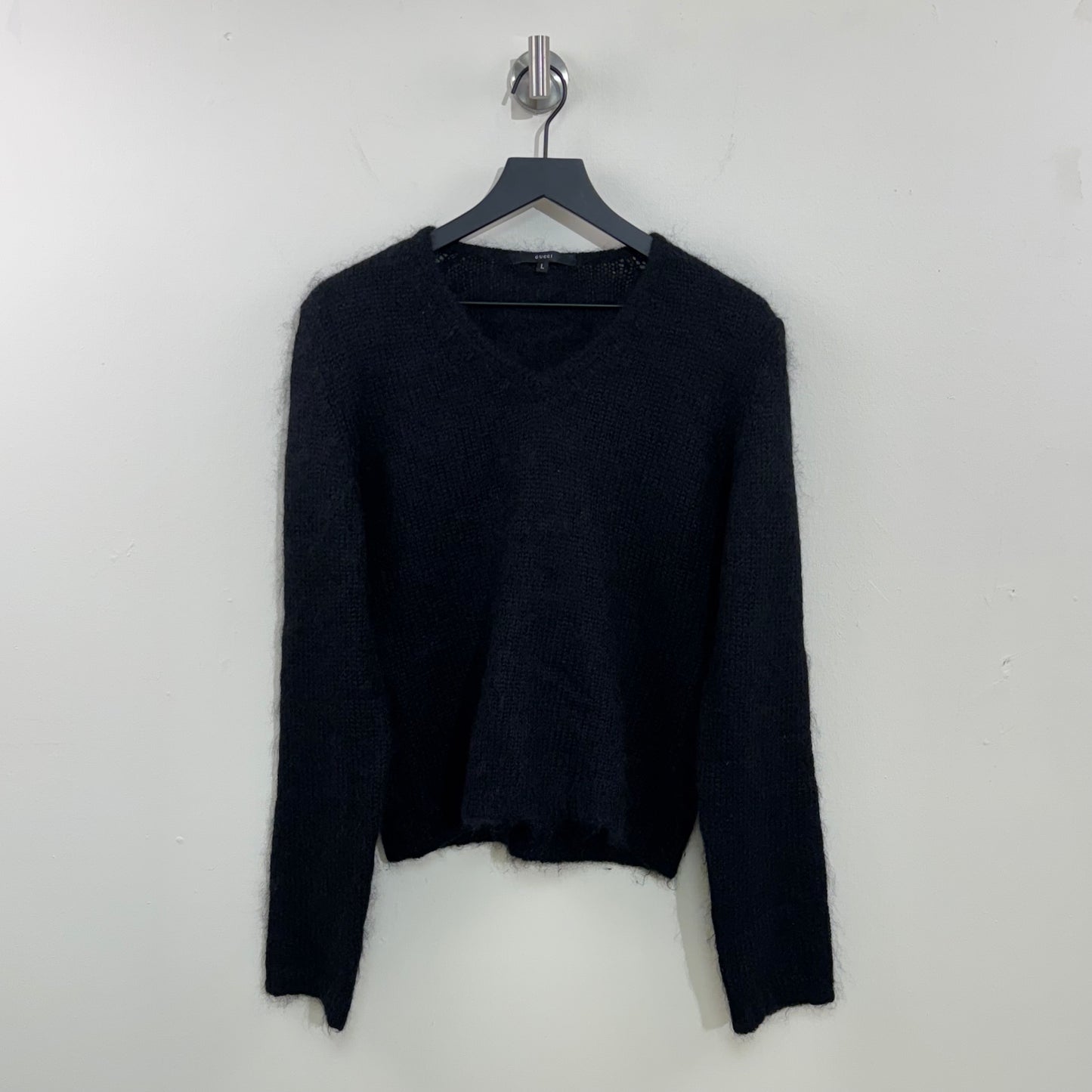 Gucci Mohair V-Neck Sweater