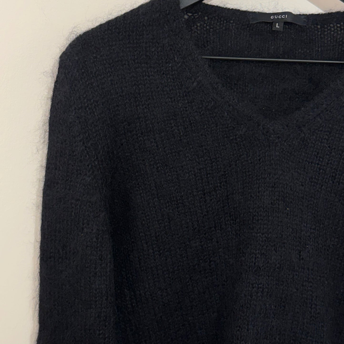Gucci Mohair V-Neck Sweater