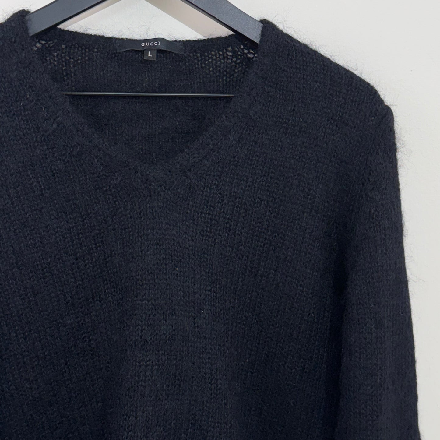 Gucci Mohair V-Neck Sweater
