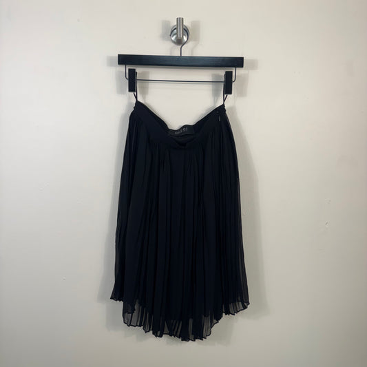 Gucci Silk Chiffon Pleated Skirt