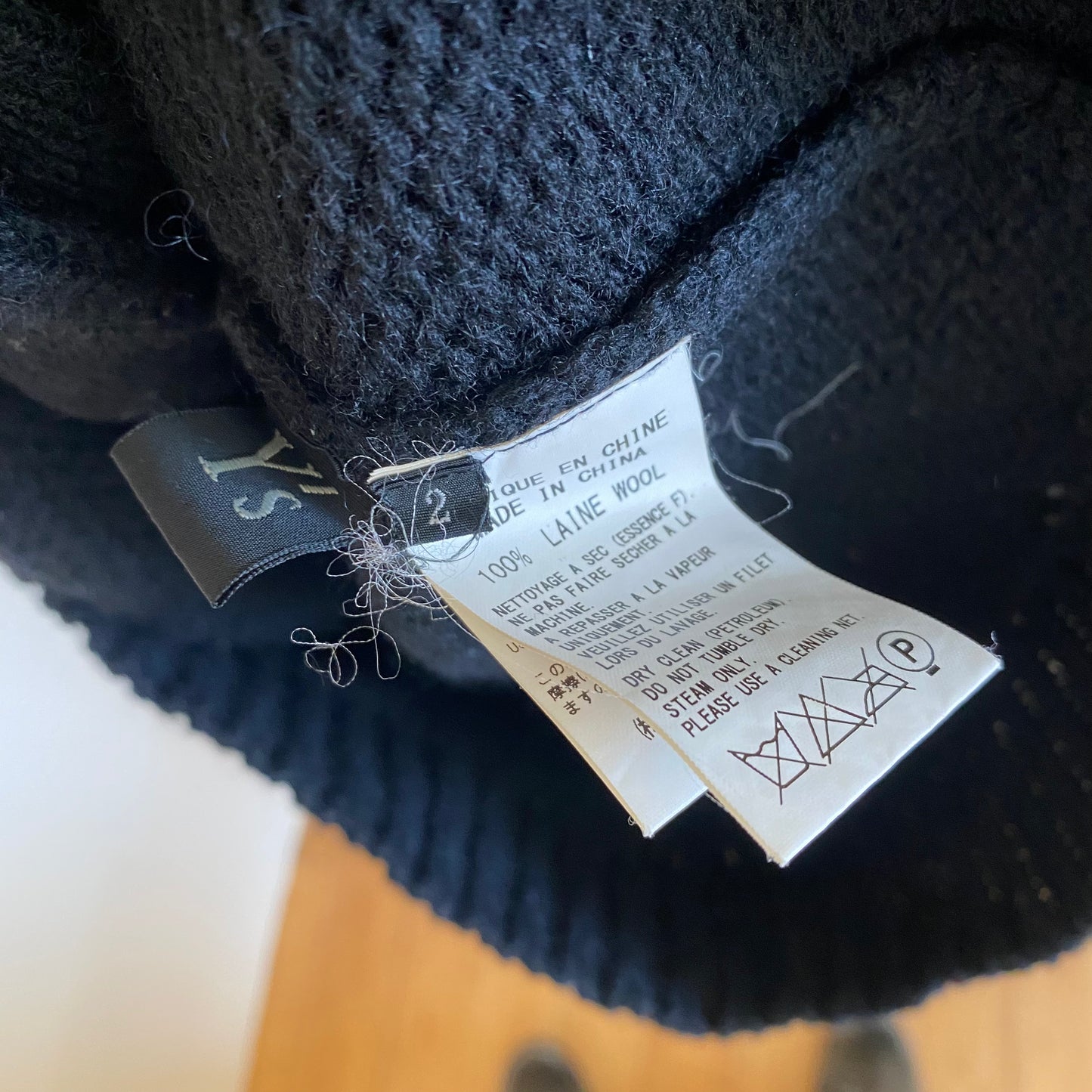 Yohji Yamamoto Y's Wool Knit Jacket