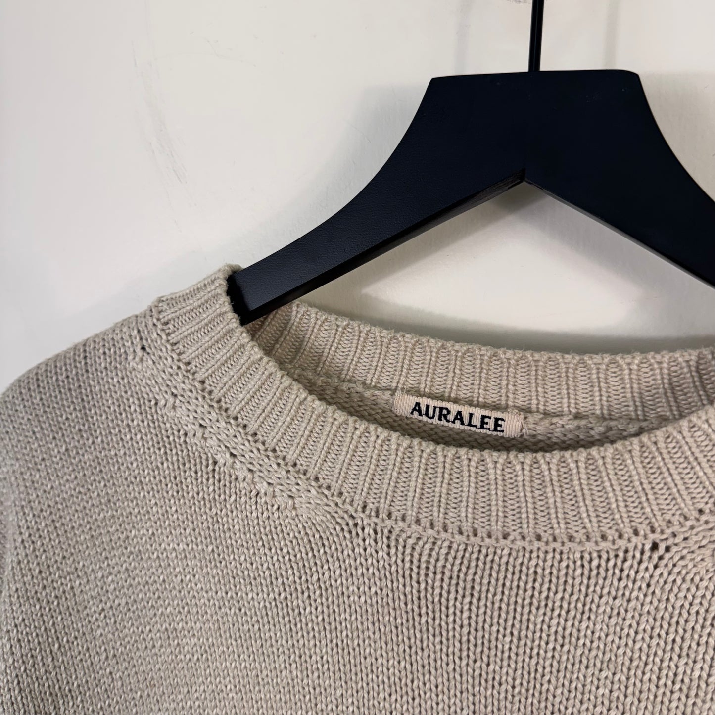 Auralee Boxy Knit Sweater