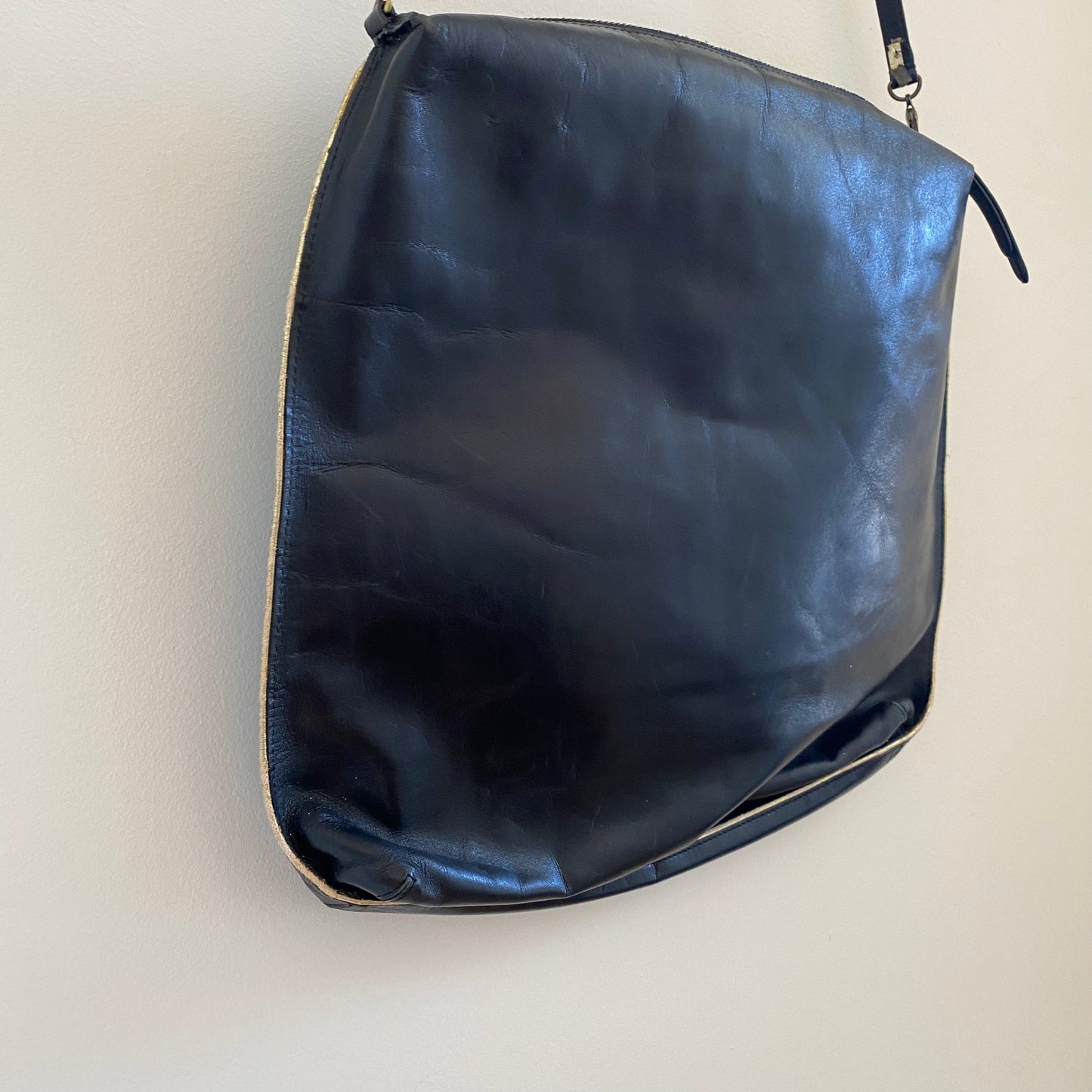 Dries Van Noten Piped Leather Bag