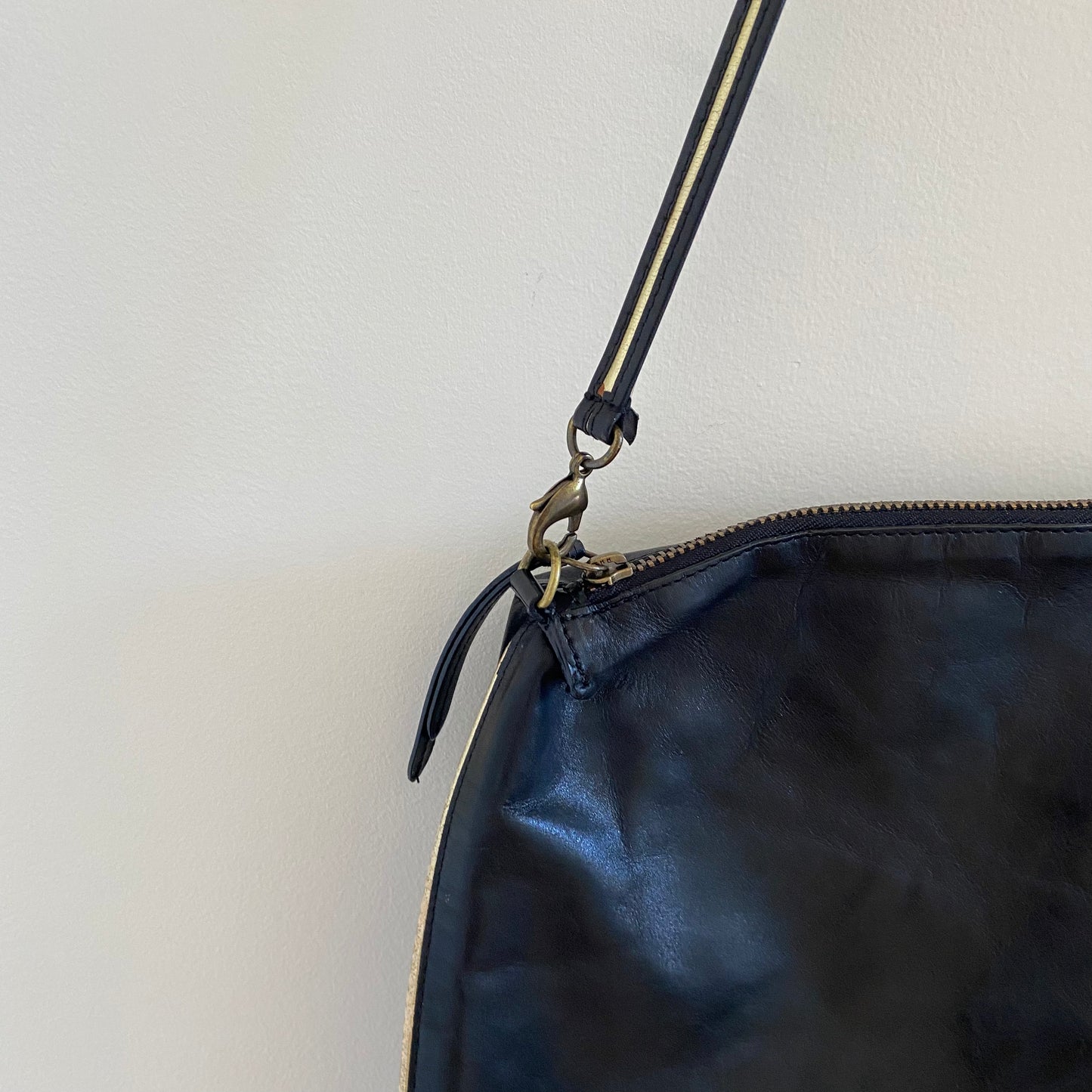 Dries Van Noten Piped Leather Bag
