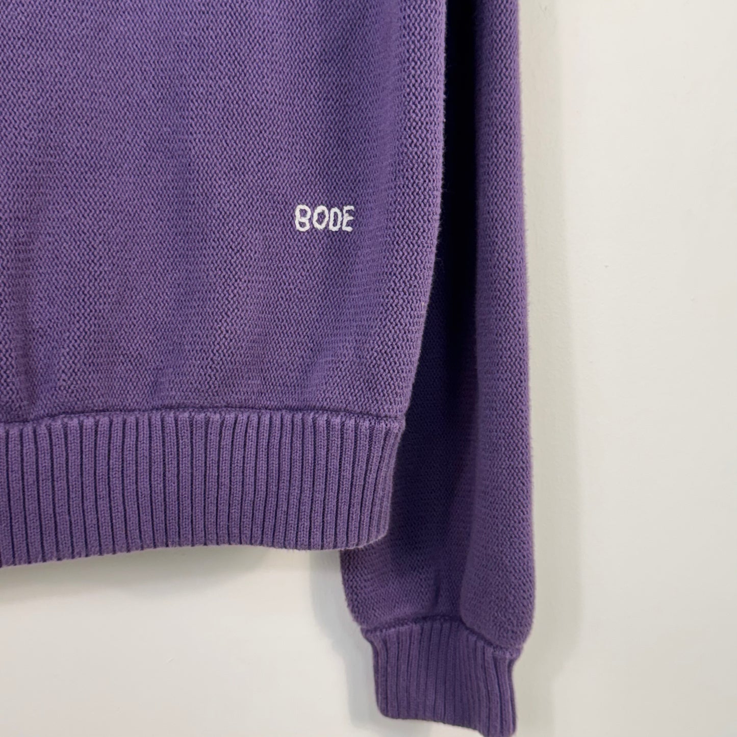 Bode Double Breasted Knit Cardigan