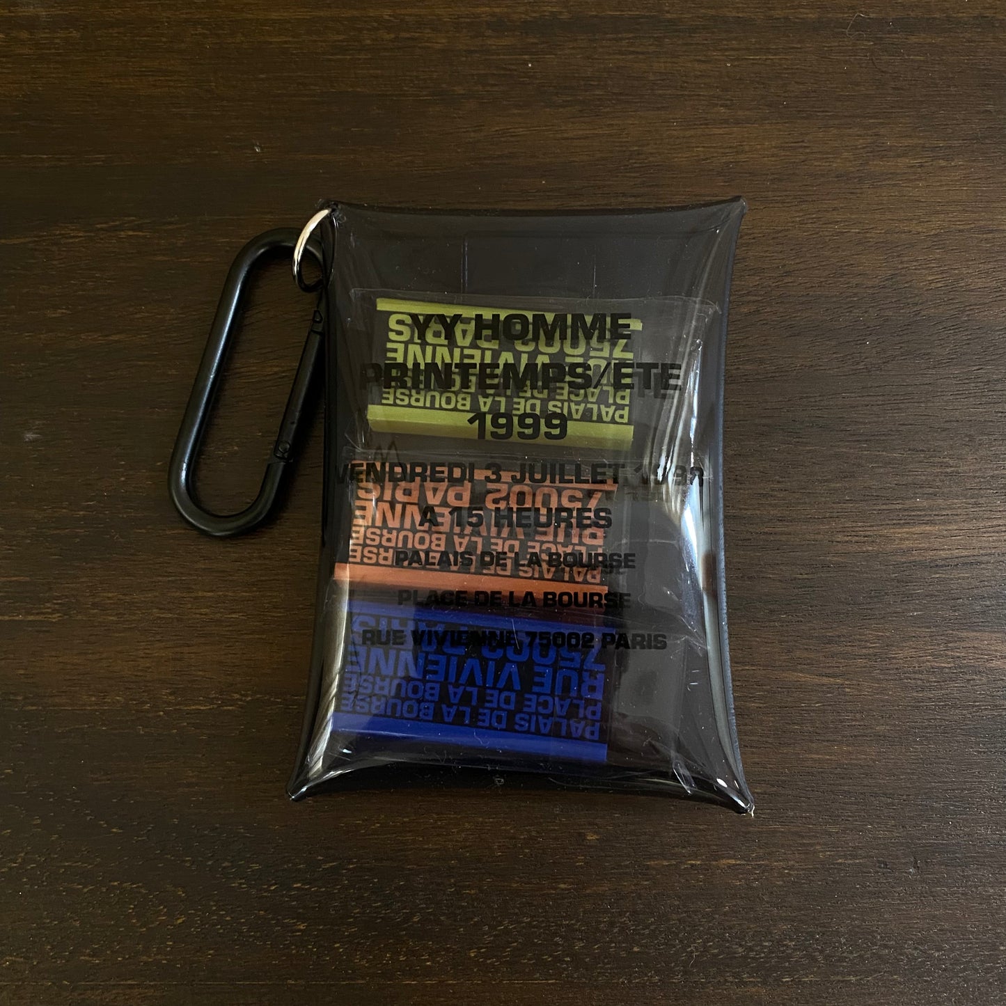 Yohji Yamamoto Pour Homme Eraser Set SS99 Show Invite