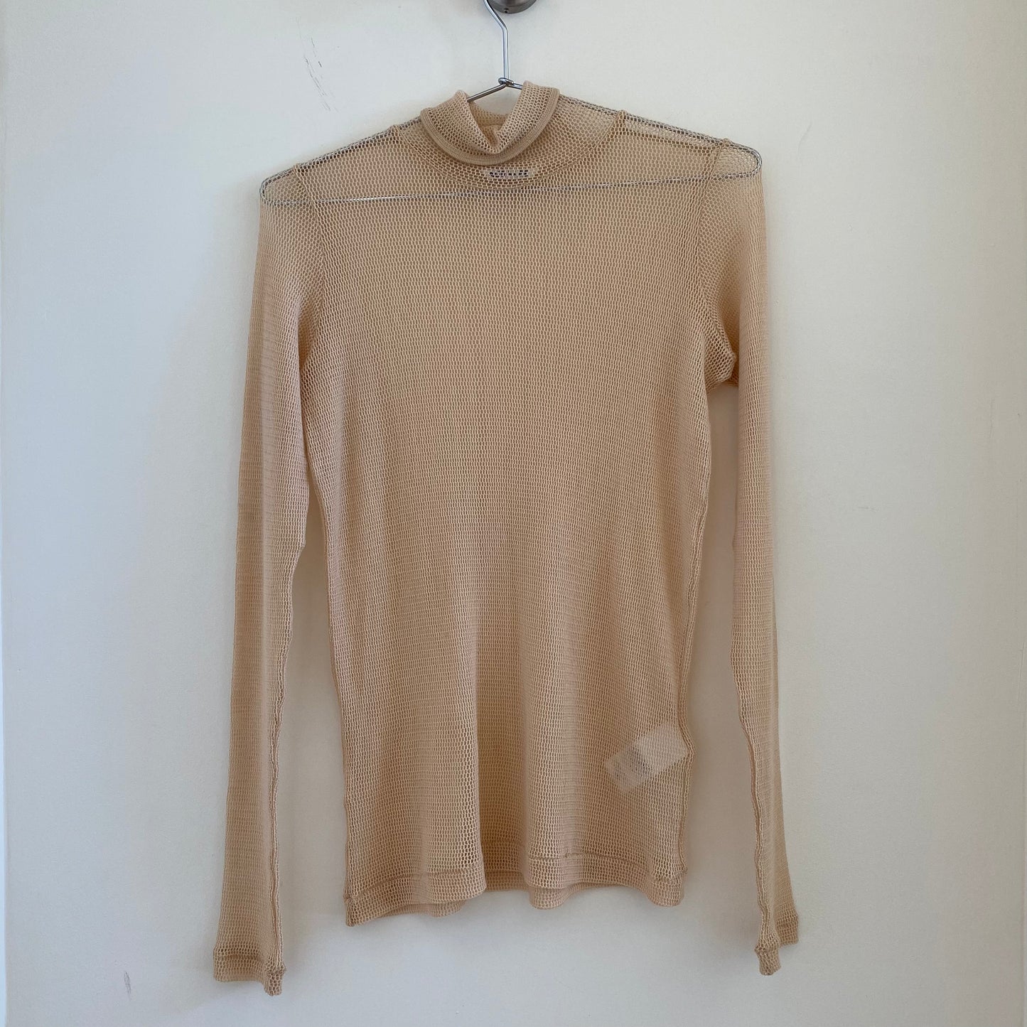 Auralee Raschel Wool Mesh Turtlenck L/S