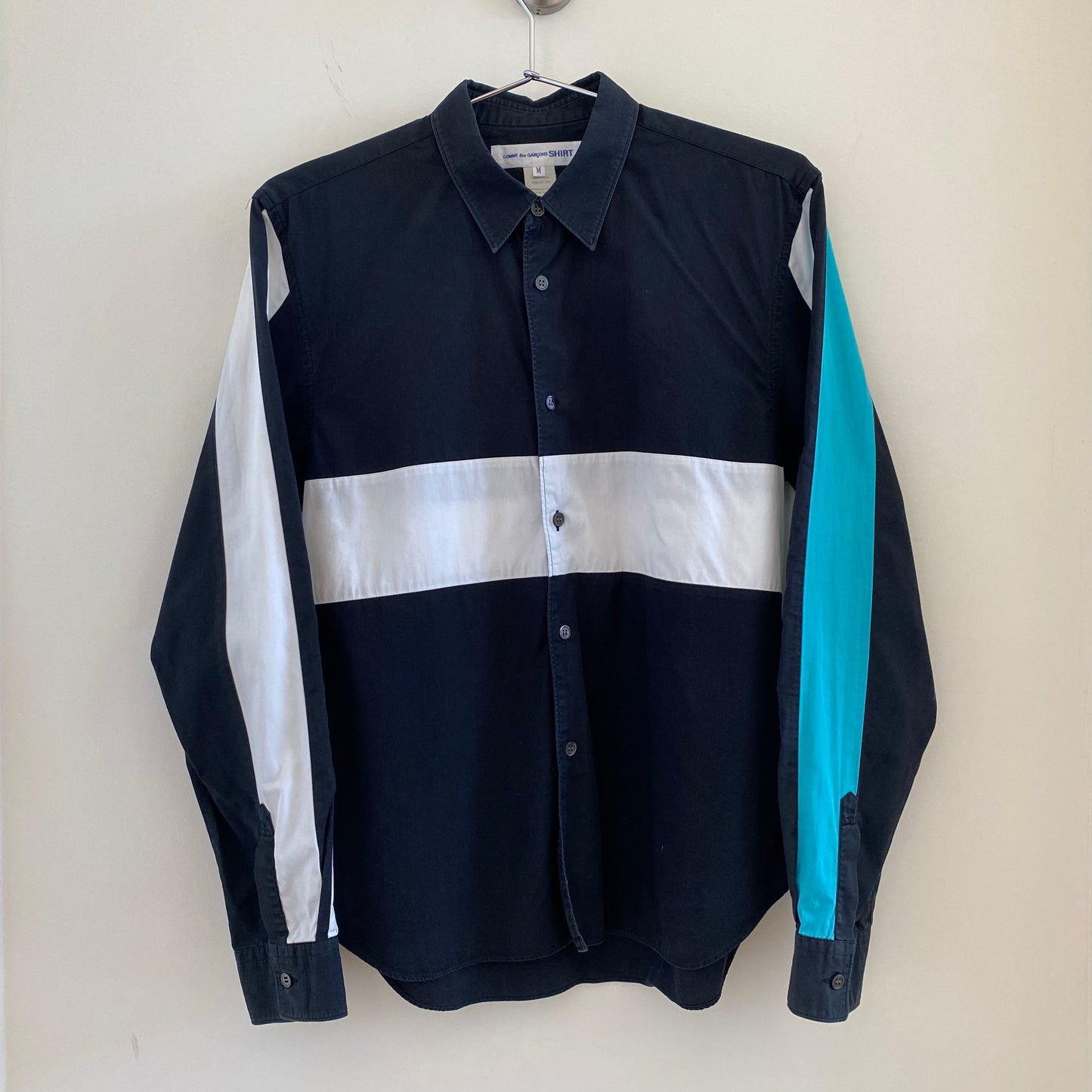 Comme des Gracons Shirt 90s Striped Button Up