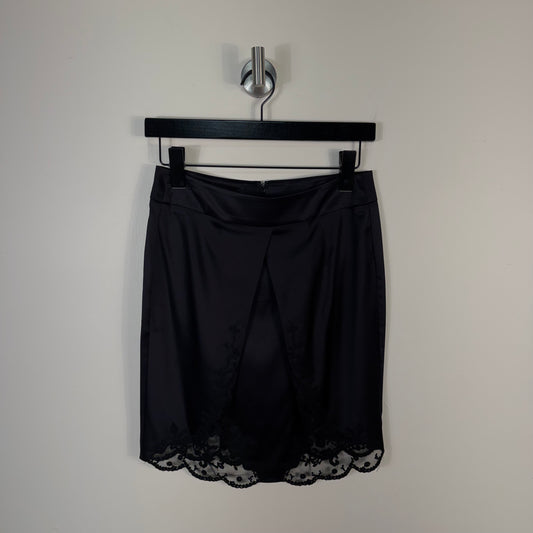 Emporio Armani Lace Silk Skirt