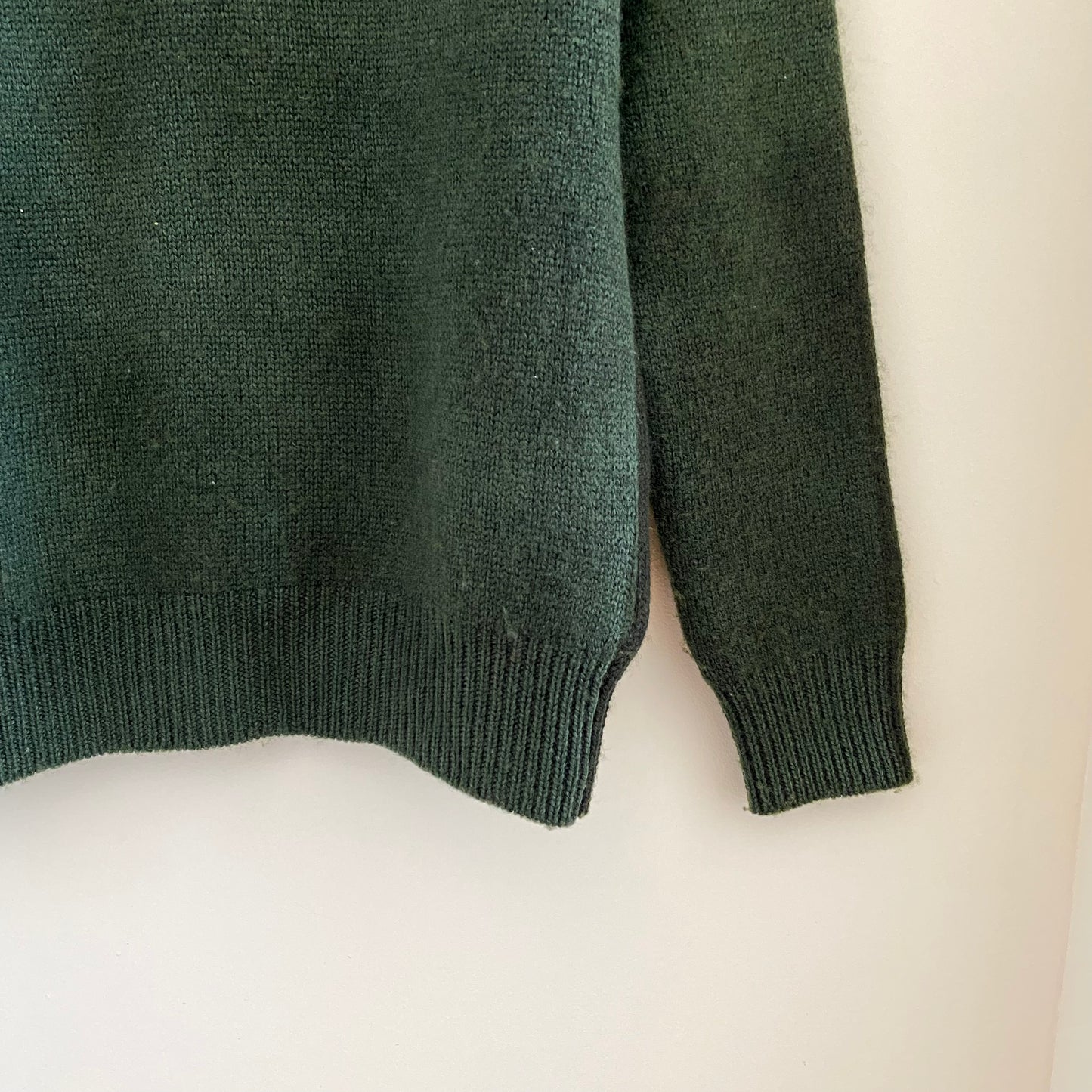 Comme des Garcons Homme 2004 Green Knit Sweater