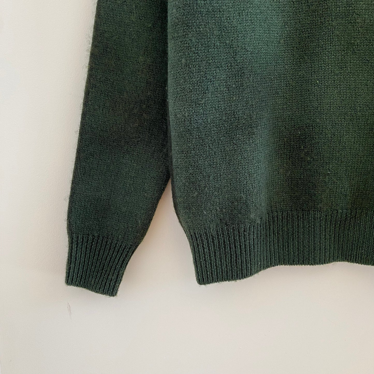 Comme des Garcons Homme 2004 Green Knit Sweater
