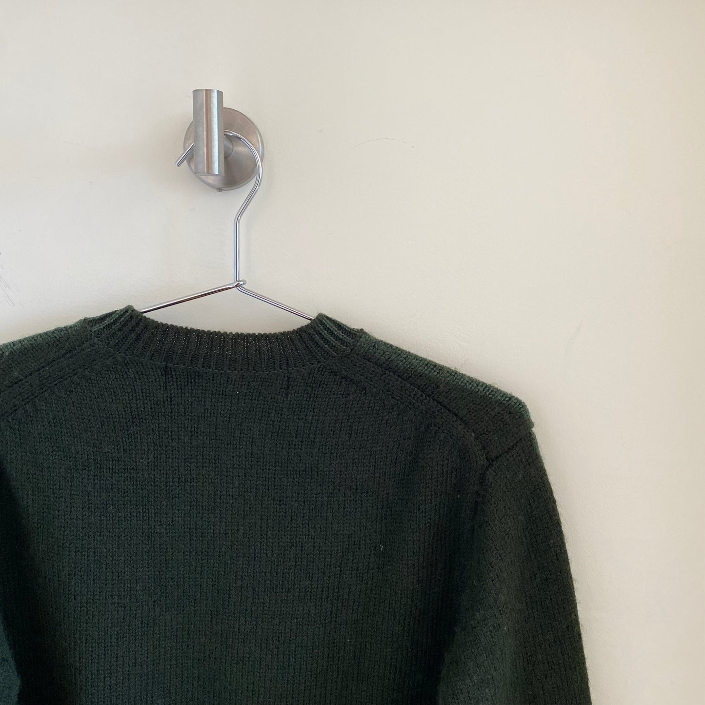Comme des Garcons Homme 2004 Green Knit Sweater