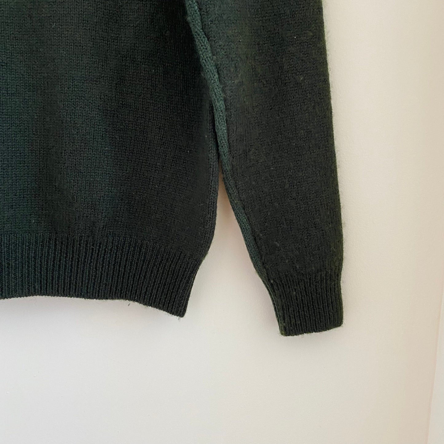 Comme des Garcons Homme 2004 Green Knit Sweater