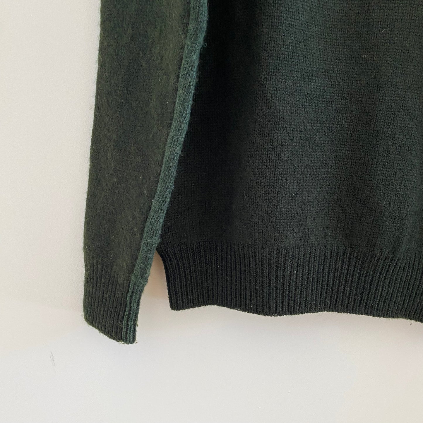 Comme des Garcons Homme 2004 Green Knit Sweater