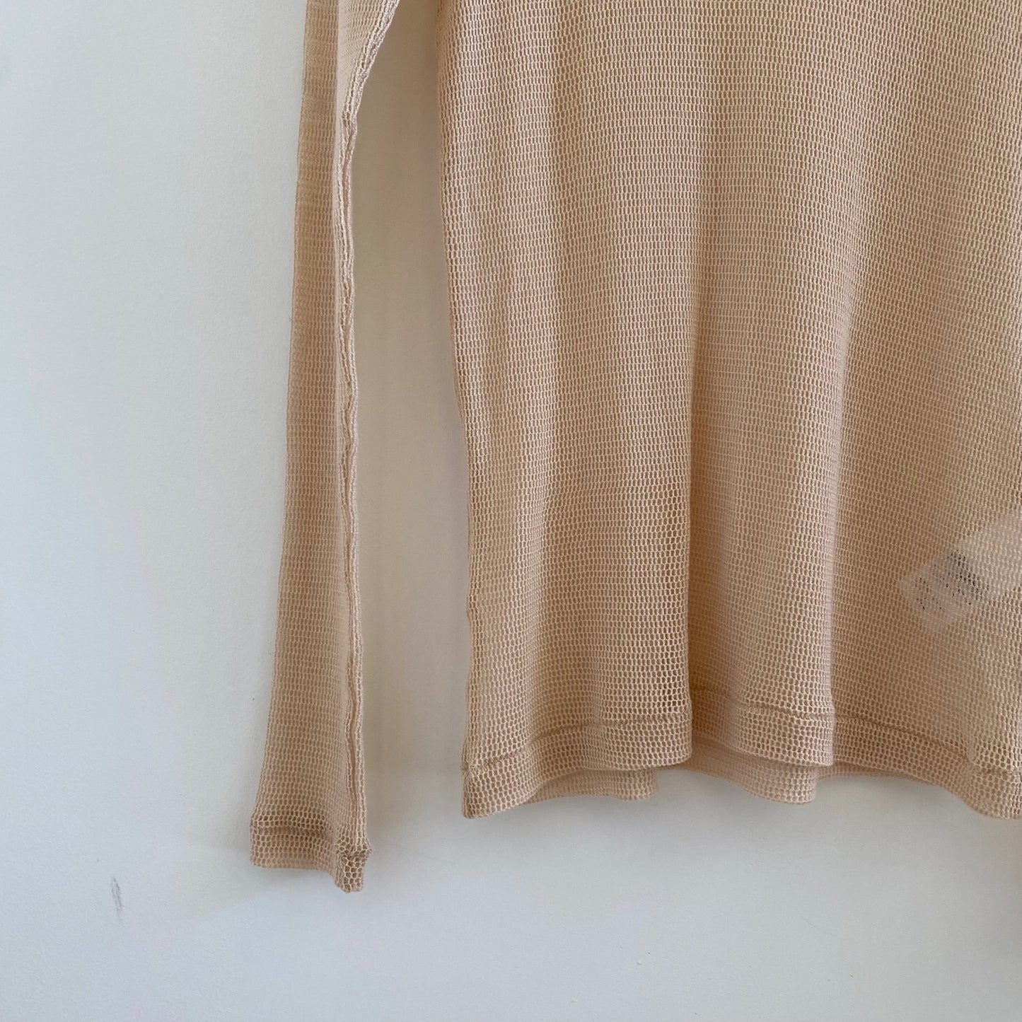 Auralee Raschel Wool Mesh Turtlenck L/S