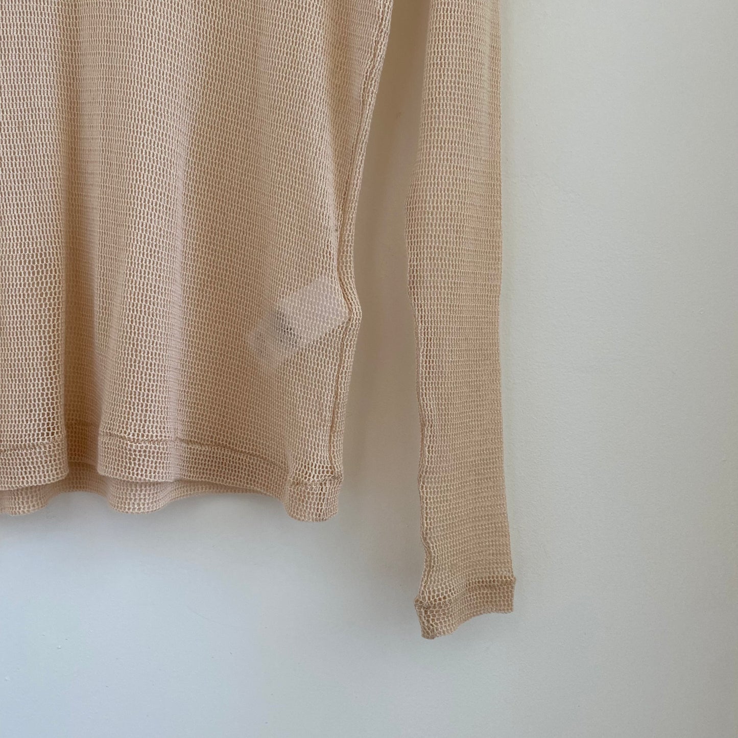 Auralee Raschel Wool Mesh Turtlenck L/S