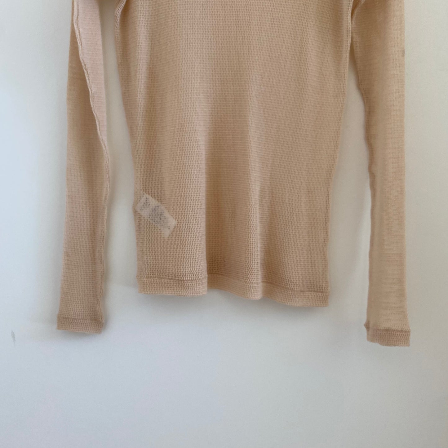 Auralee Raschel Wool Mesh Turtlenck L/S
