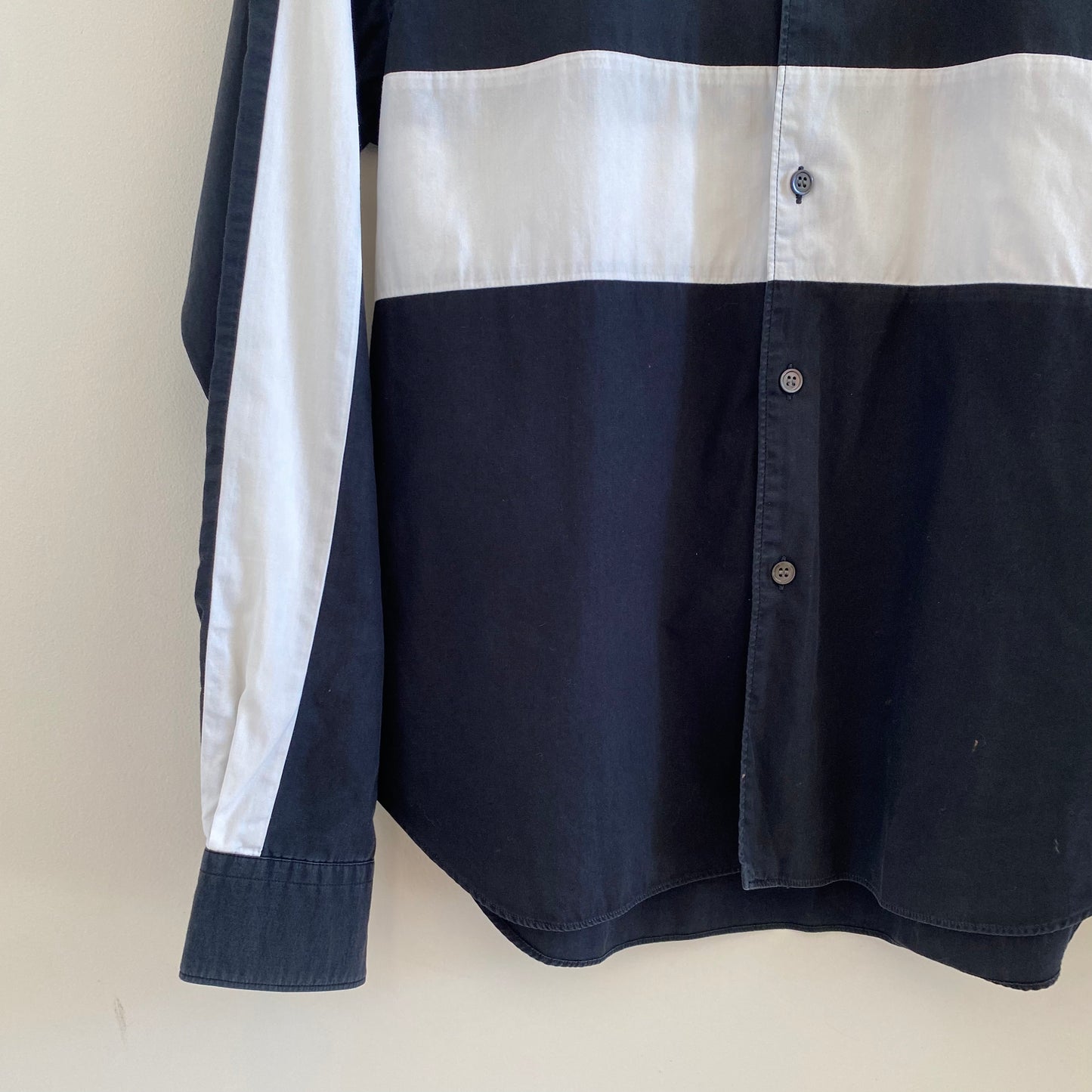 Comme des Gracons Shirt 90s Striped Button Up