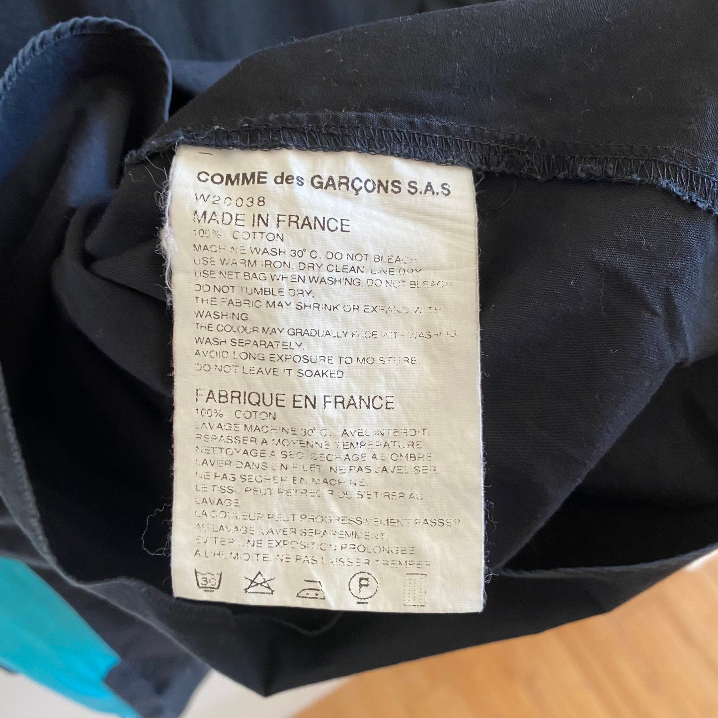 Comme des Gracons Shirt 90s Striped Button Up