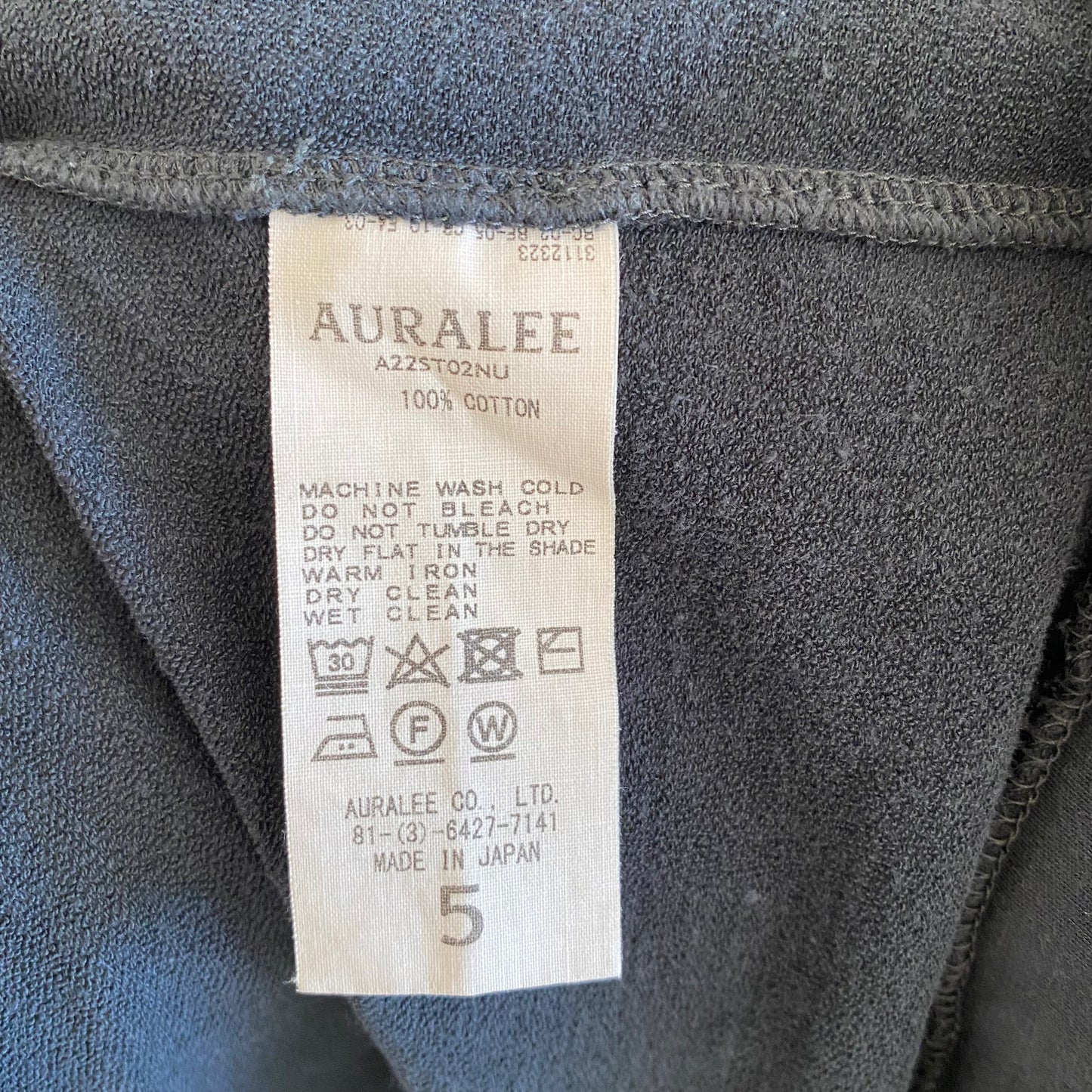 Auralee Super High Guage Tee