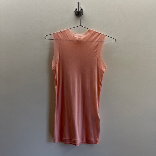 Auralee High Guage Sheer Pink Tank